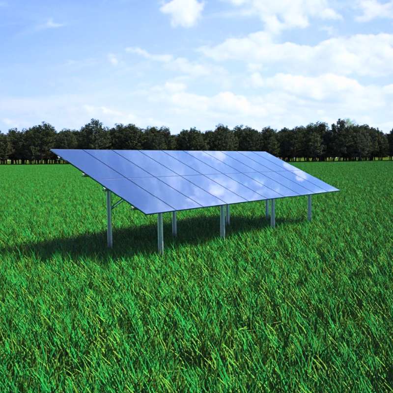  Eco napelemtartó szerkezetet nagyobb naperőművekhez ajánljuk,  400 kWp-től. Költséghatékony, az adott projektre optimalizált